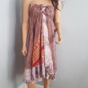 Vintage Sari Wrap Reversible Dress Skirt👗